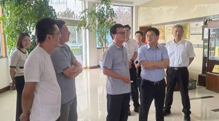 區(qū)長(zhǎng)李皓一行前往我司參觀(guān)調(diào)研